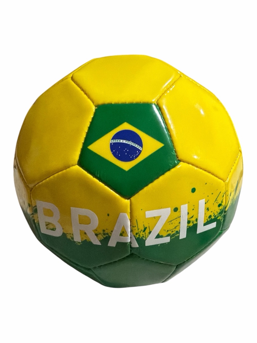 Brazil Mini Yellow & Green Soccer Ball - Home Games